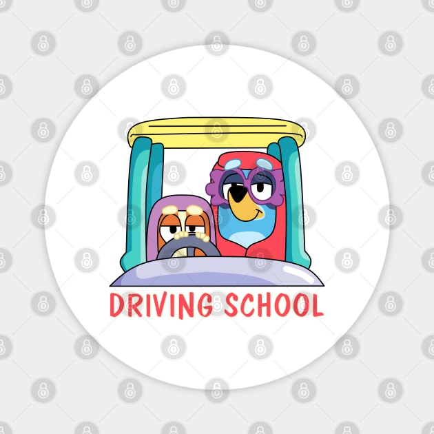 driving school Magnet by Diegosevenstar